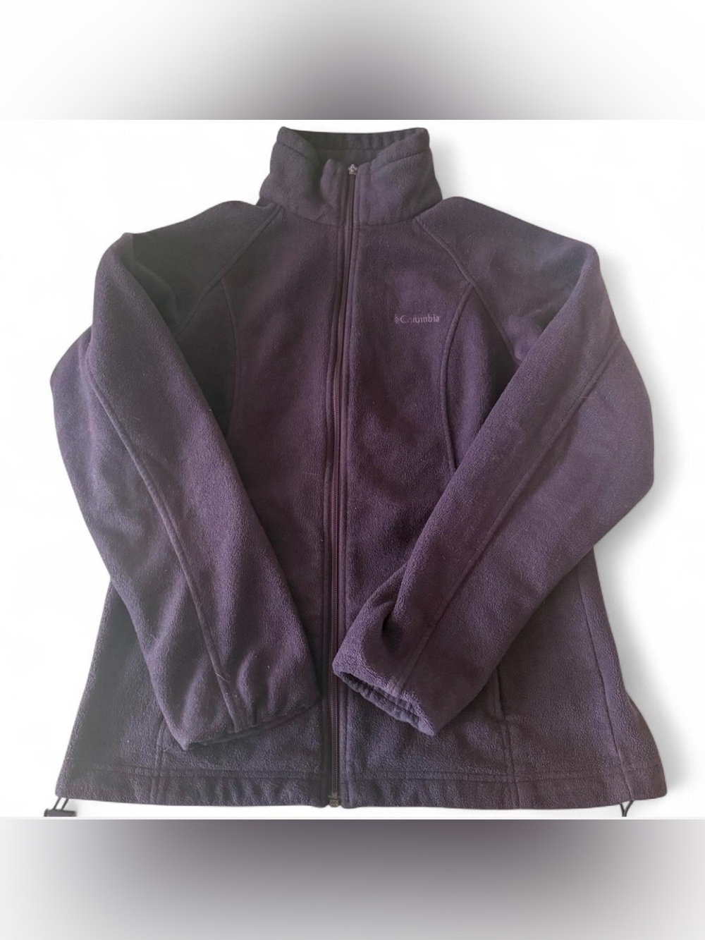 Columbia Women's Benton Springs Full Zip Fleece Jacket in Dark Purple Sz M